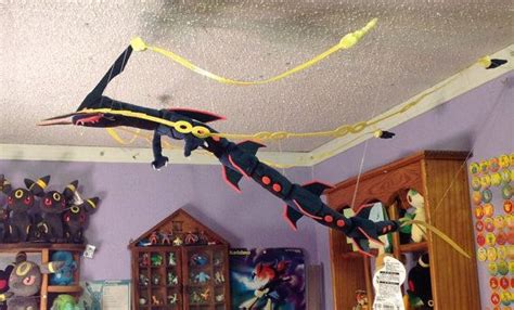 Shiny Black Mega Rayquaza Plush Pokemon - 90 Cm | Pokemon, Shiny ...