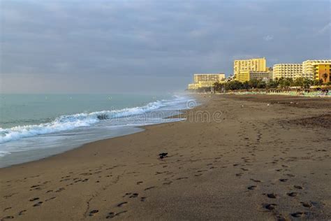 Beach In Torremolinos, Spain Stock Image - Image of coastline, travel ...