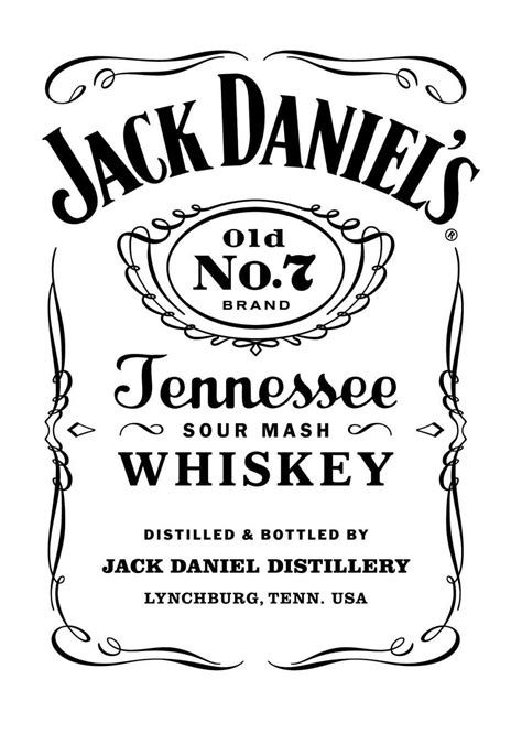 Printable Jack Daniels Logo