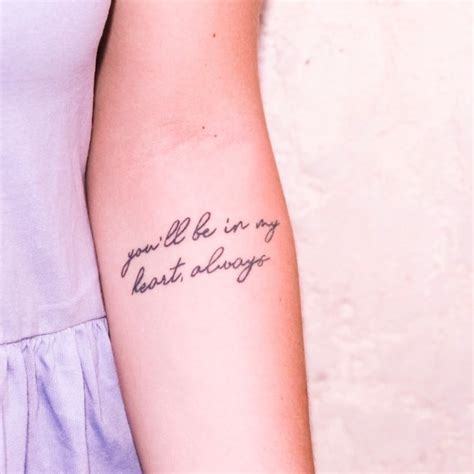 Disney Movie Quotes Tattoos