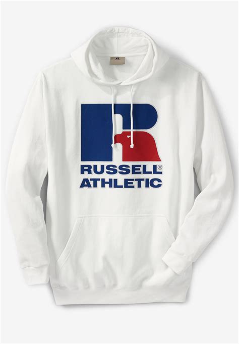 Large Logo Hoodie by Russell Athletic®| Big and Tall Hoodies ...