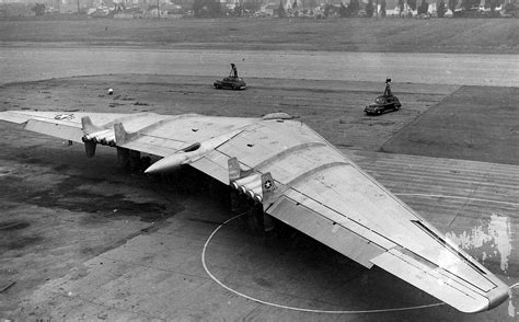 Northrop YB-49 on a runway 1948. (U.S. Air Force photo) [2079×1291]