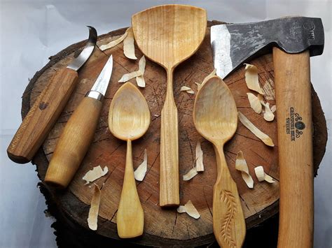 Do you fancy trying your hand at Spoon Carving Hand Carved Spoon, Carved Spoons, Handmade Wooden ...