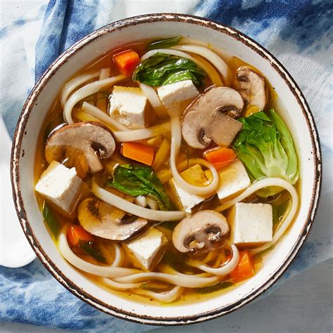 Vegetarian Udon Noodle Soup Recipe | EatingWell