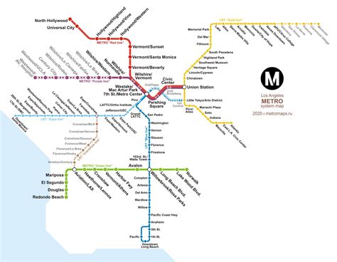 Los Angeles Metro Map Metro Map Los Angeles Metro Map Los Angeles ...