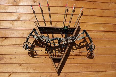 Archery Bow Rack, Wall Mount for Compound, Traditional or Recurve Bow | Bow rack, Archery bow, Bows