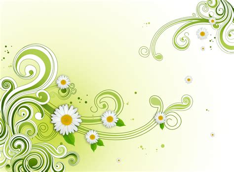 Green floral pattern background PSD - Free PSD Files, Photoshop Resources & Templates - Download PSD