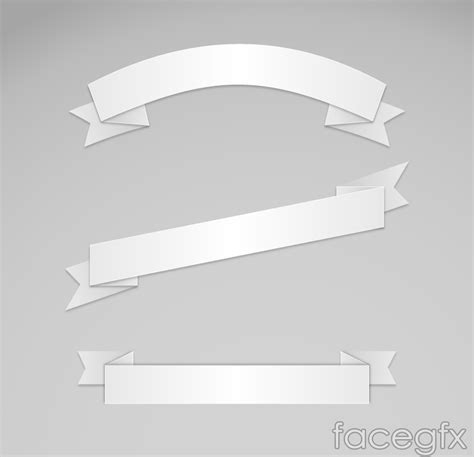 White Ribbon Vector at Vectorified.com | Collection of White Ribbon Vector free for personal use