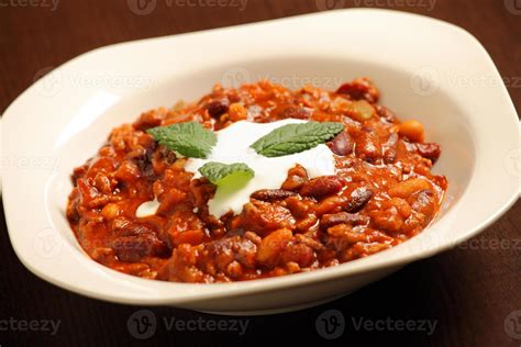 Chilli beans soup 15894117 Stock Photo at Vecteezy