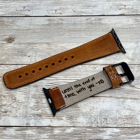 Apple Watch Band Apple Watch Leather Band Genuine Leather | Etsy