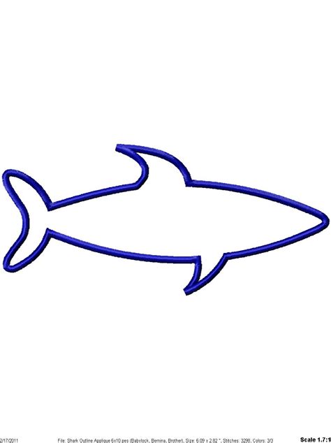 Shark Outline - ClipArt Best