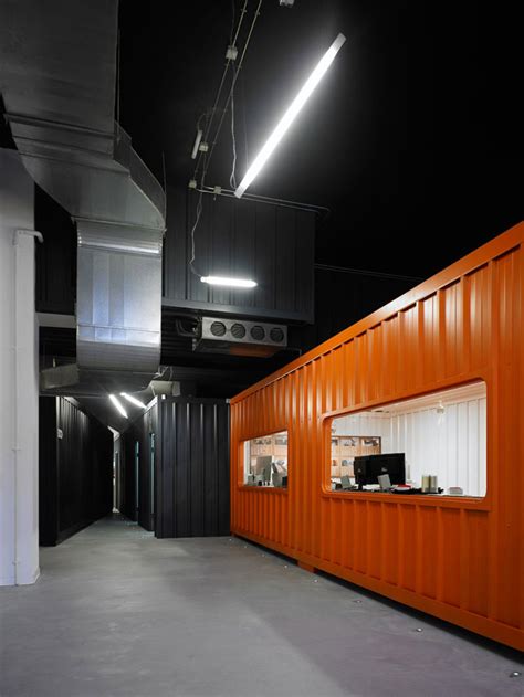 » Cargo containers in offices