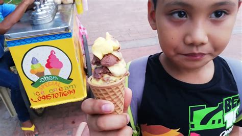 dirty ice cream in the philippines | sorbetero | sorbetes | street ice cream in manila | - YouTube