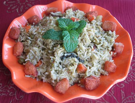 Padma's Recipes: VEGETABLE PALAV