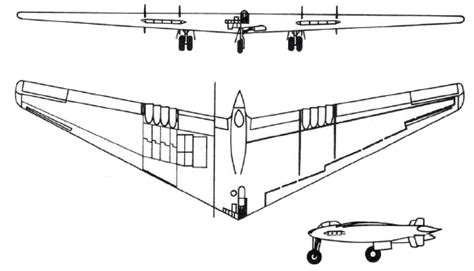 Northrop YB-49 - bomber