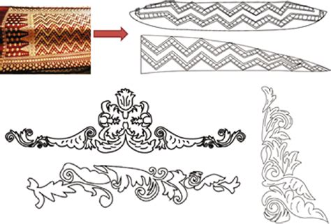 Stylizing Palembang Songket Ornaments. | Download Scientific Diagram