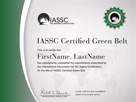 ICGB - IASSC Certified Lean Six Sigma Green Belt Certification - CORE ...