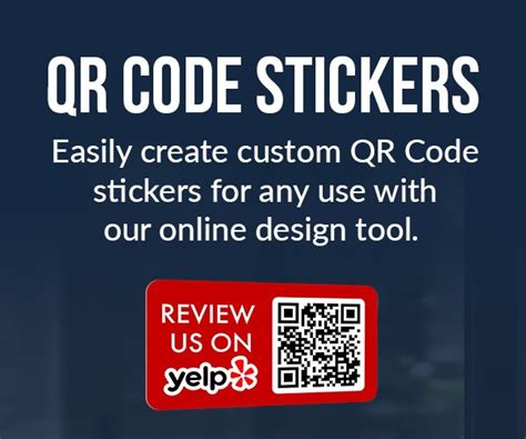 Custom QR Code Stickers & Decals - Order Online