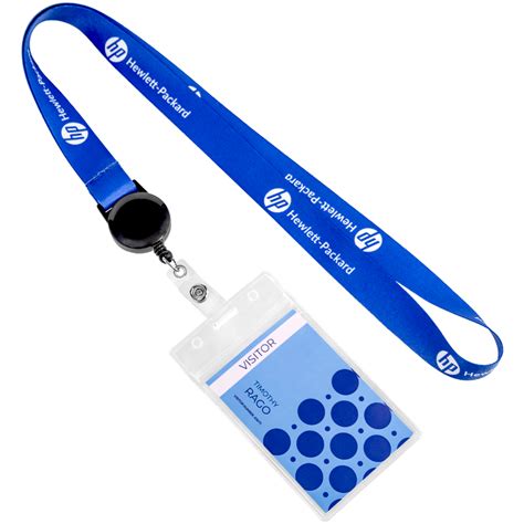 ID Badge Reel Full Color Lanyards With Badge Holder | Custom Lanyards - 24HourWristbands.Com