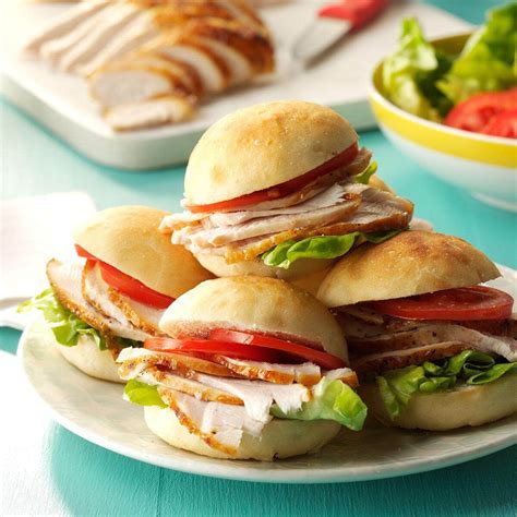 Seasoned Turkey Sandwiches Chicken Burgers, Salmon Burgers, Mini Burgers, Church Potluck Recipes ...