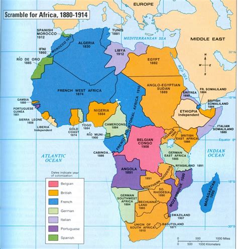 Africa’s colonization by European empires - Maps on the Web