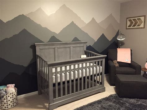 Mountain nursery, baby’s room, outdoors, rustic, adventure Girl Nursery Themes, Baby Room Themes ...