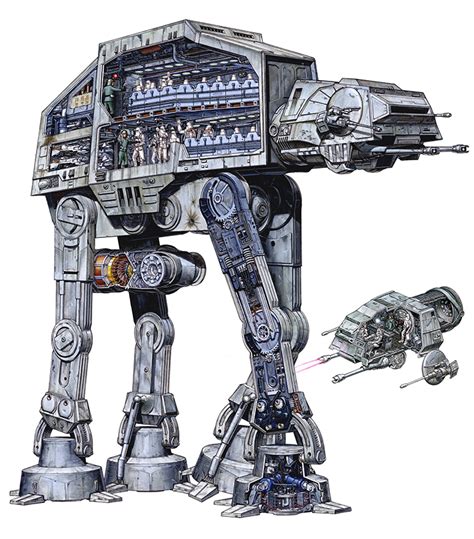 Incredibly Detailed Illustrations of Star Wars Vehicles