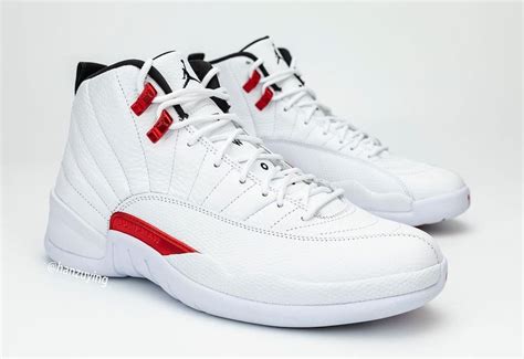 Air Jordan 12 Twist White University Red CT8013-106 Release Date - SBD