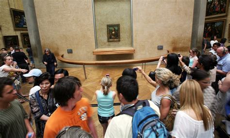 Inside Louvre Museum Mona Lisa