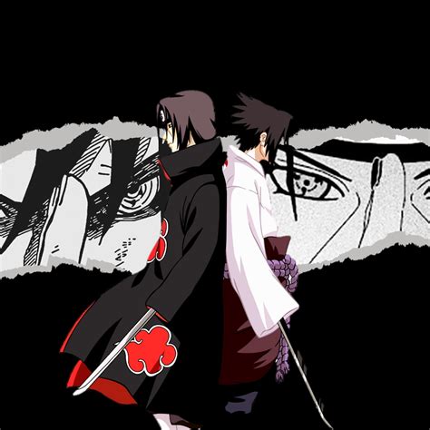 2932x2932 Resolution Itachi vs Sasuke 4K Naruto Ipad Pro Retina Display Wallpaper - Wallpapers Den