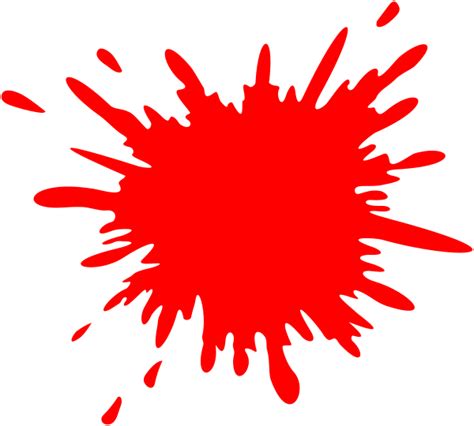 Red Splash Clip Art at Clker.com - vector clip art online, royalty free & public domain