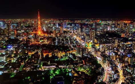 Tokyo Skyline at Night Wallpapers - Top Free Tokyo Skyline at Night Backgrounds - WallpaperAccess