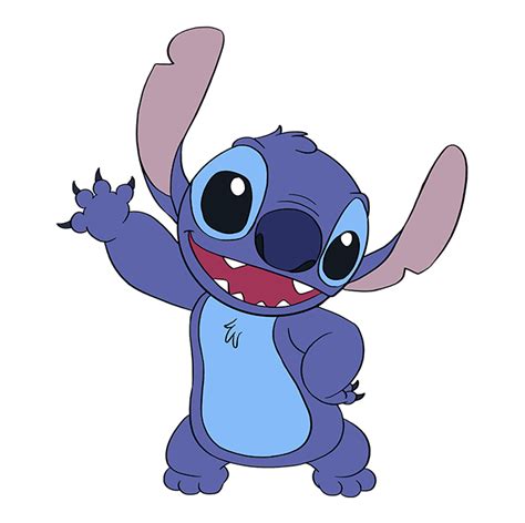 How to Draw Stitch from Lilo and Stitch - Really Easy Drawing Tutorial