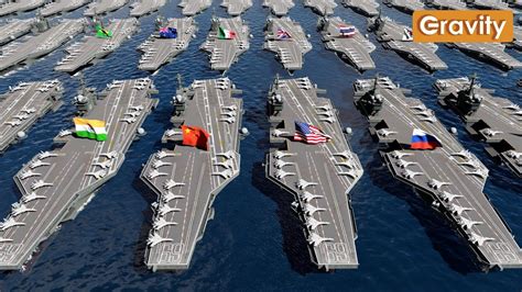 "2023 Global domіпапсe: Unveiling the Mighty Aircraft Carrier Fleets ...