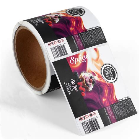 2020 Customized Roll Package Food Labels Stickers Colorful Printed Self Seal Packing Stickers ...