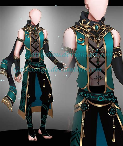 Male Outfit ADOPT 158 [Auction] [CLOSED] by GattoAdopts | Character ...