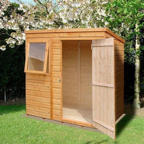 6x4 wood shed