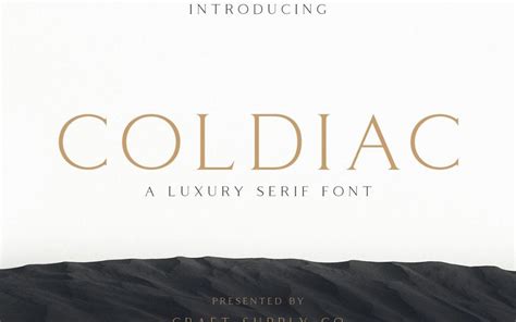 Coldiac Modern Sans Serif Fonts - LTHEME