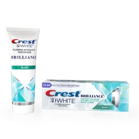 Crest 3D White Brilliance Blast Teeth Whitening Toothpaste, 3.9 oz - Kroger