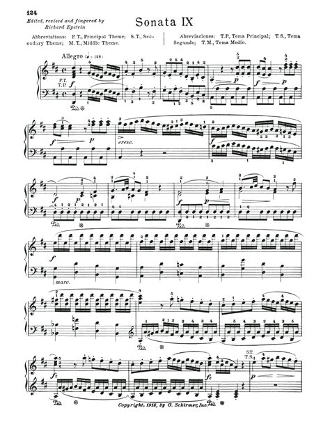 Sonata In D Major, K. 284 by Wolfgang Amadeus Mozart Sheet Music for Piano Solo at Sheet Music ...