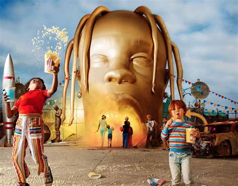 Travis Scott unveils freaky Astroworld album artwork