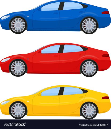 Different Colours Cars