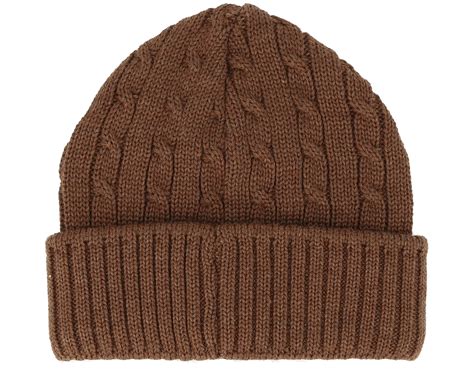 Wool Dark Brown Beanie - Stetson beanies - Hatstoreworld.com