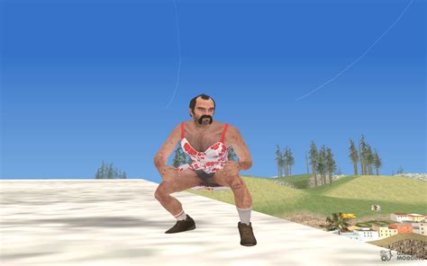 Trevor Phillips in a dress for GTA San Andreas