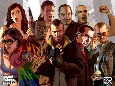 GTA IV Characters by LeipeAap on DeviantArt