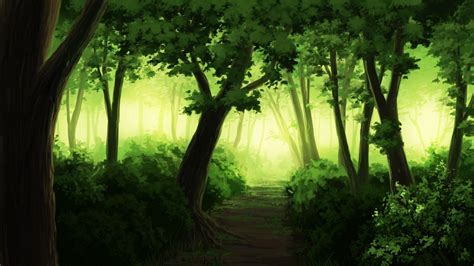 Anime Forest Wallpapers - Top Free Anime Forest Backgrounds - WallpaperAccess