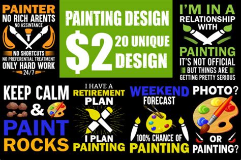 Painting T-Shirt Design Bundle Graphic by Different Design · Creative Fabrica