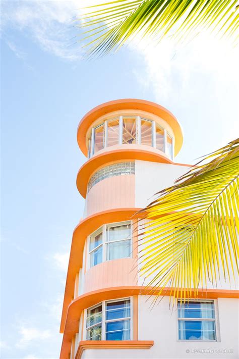 Framed Photo Print of ART DECO ARCHITECTURE MIAMI BEACH FLORIDA Print ...