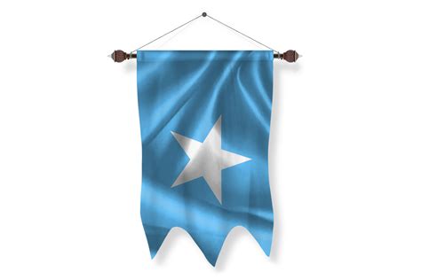 somalia Flag Pennant - PNG Basket