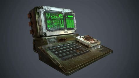 Sci-Fi Console 3D Model by afwolf